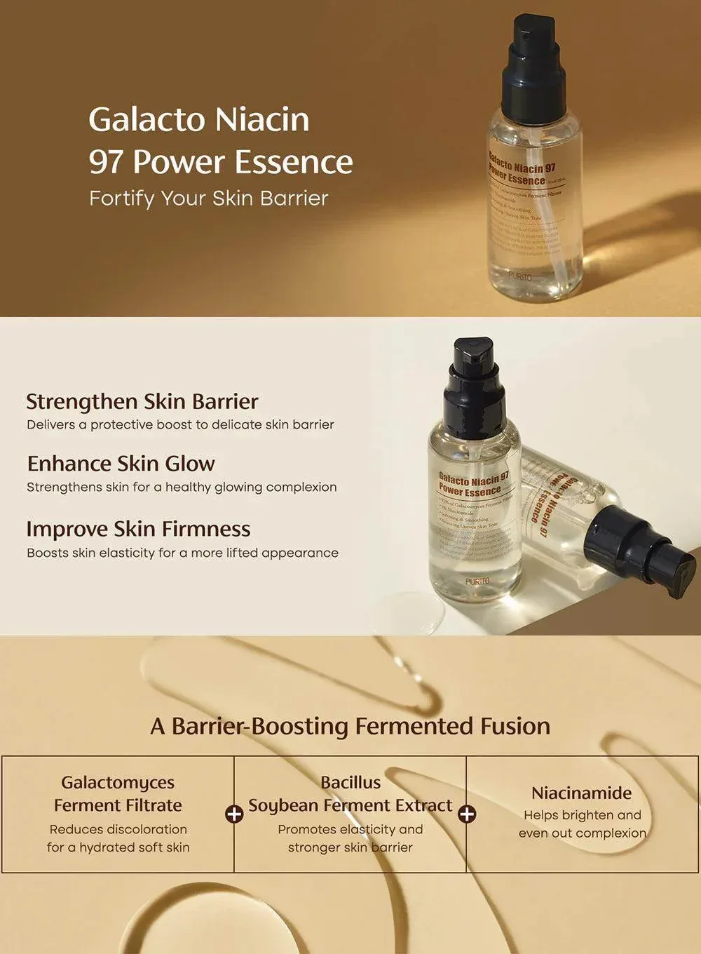 Purito Seoul Galacto Niacin 97 Power Essence 60ml - Image 3