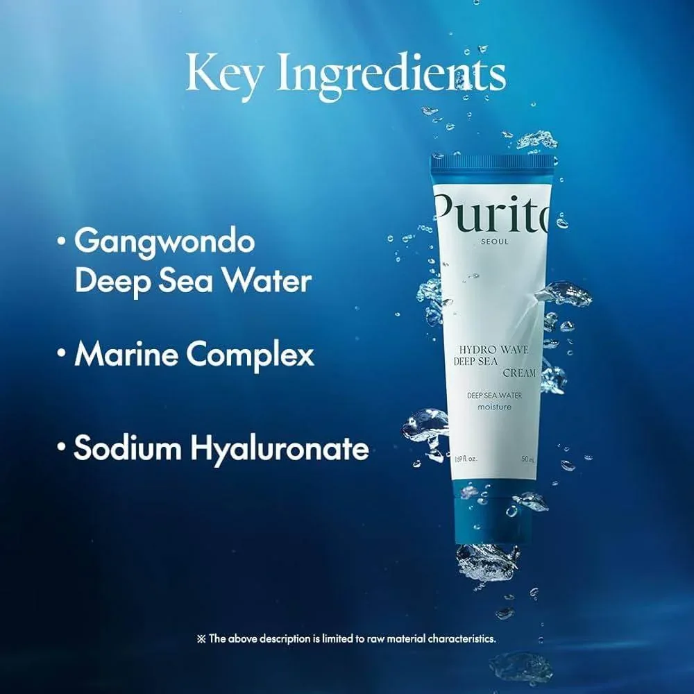 Purito Seoul Hydro Wave Deep Sea Cream 50ml - Image 2