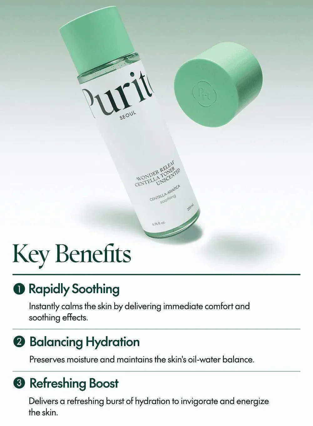 Purito Seoul Wonder Releaf Centella Toner 200ml - Image 4
