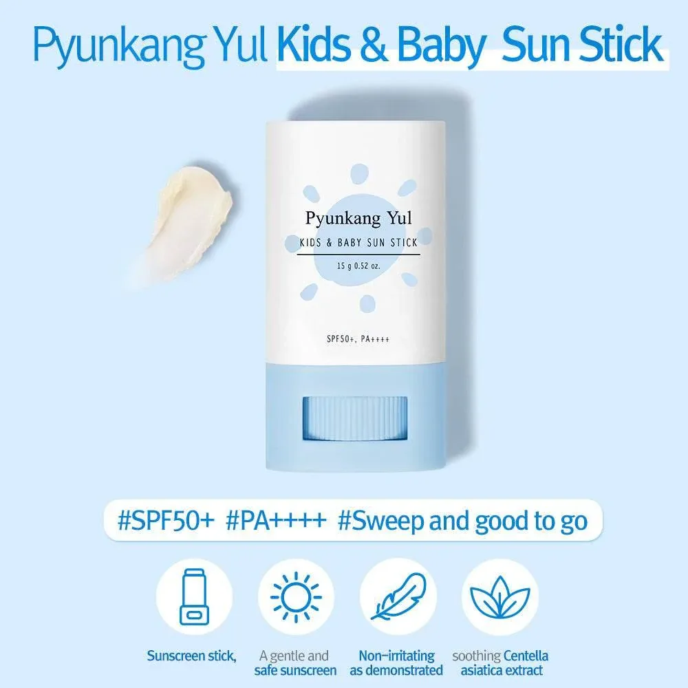 Pyunkang Yul - Kids & Baby Waterproof Protention Sun Stick SPF50+ PA++++ - Image 2