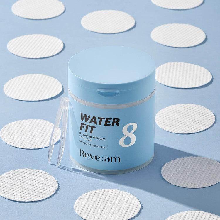 Reve:em - Water Fit 8 Layering Moisture Toner Pad 60ea - Image 2