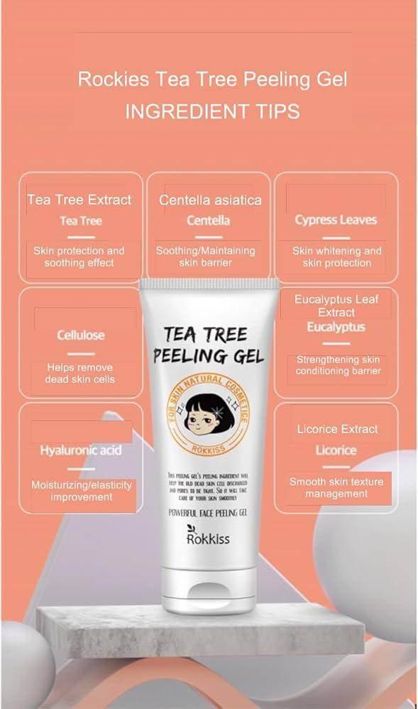 Rokkiss - Tea Tree Peeling Gel 120ml - Image 3
