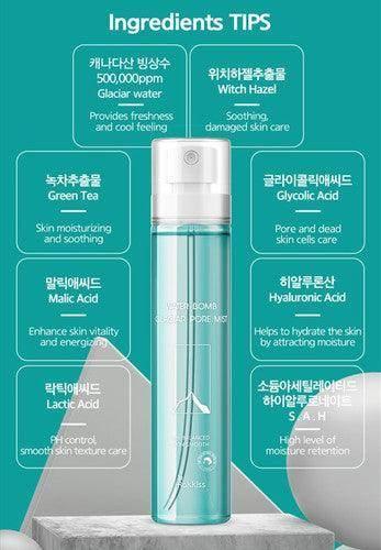 Rokkiss - Water Bomb Glaciar Pore Mist 100ml - Image 3