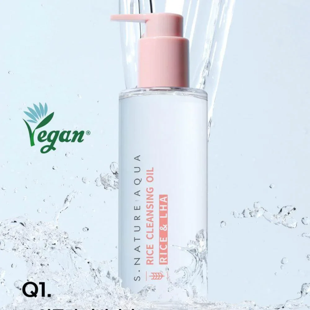 S. Nature Aqua - Rice Cleansing Oil 200ml - Image 4