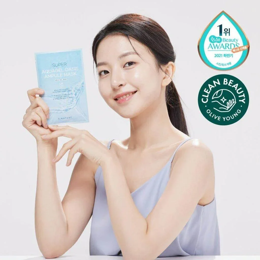 S.Nature Super Aqua Gel Oasis Ampule Mask 30ml 5 units - Image 3