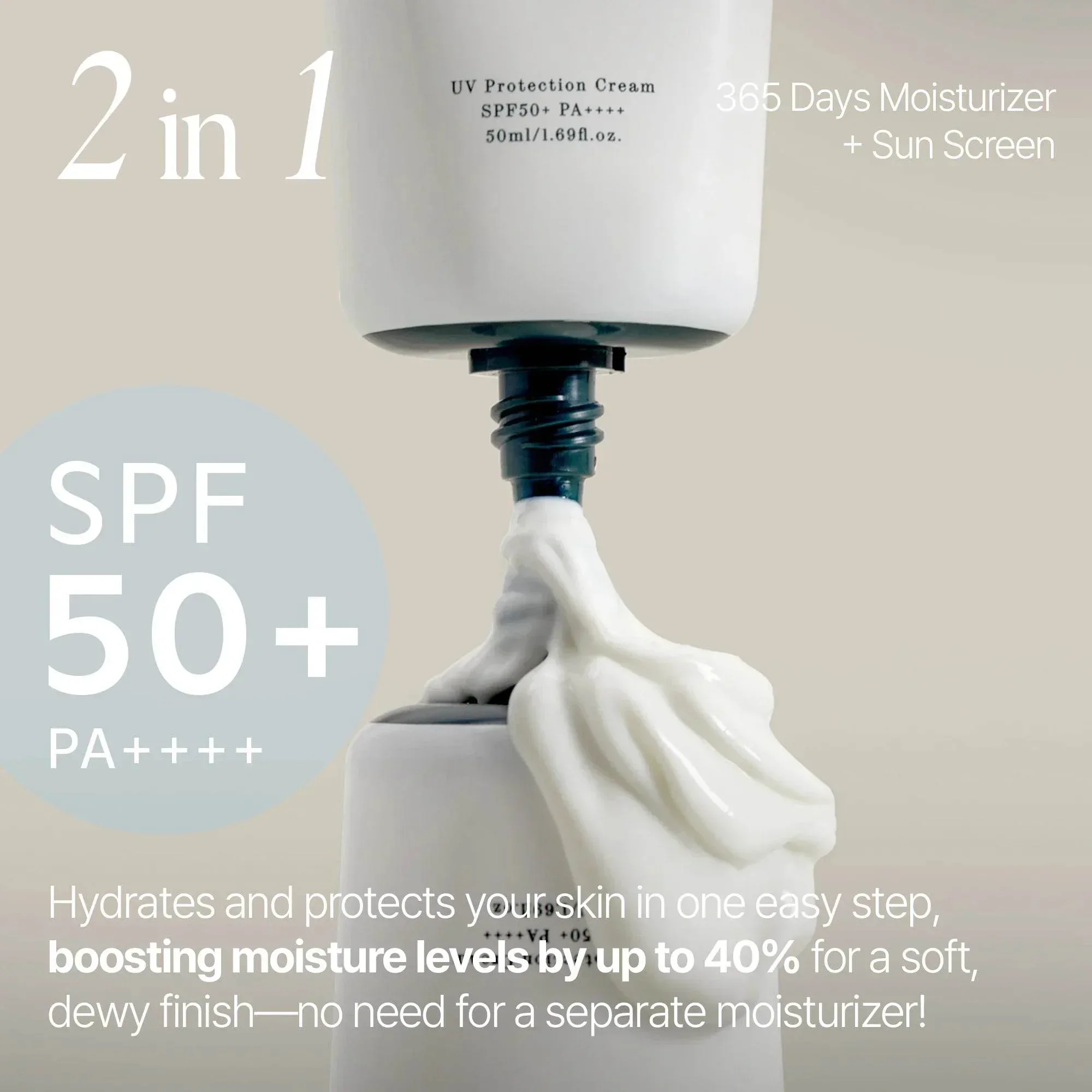 Shaishaishai - Enjoy The Sun UV Protection Cream SPF50+ PA++++ 50ml - Image 3