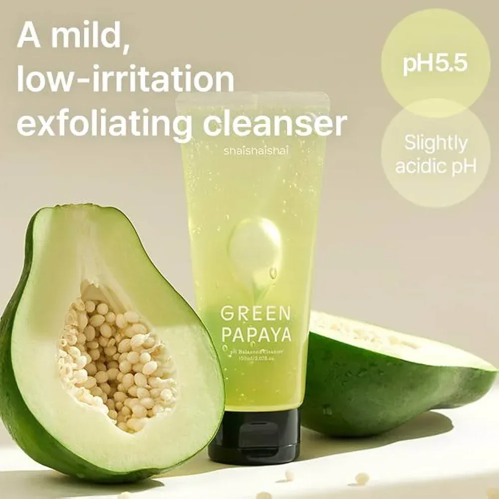 Shaishaishai - Green Papaya pH Balance Cleanser 150ml - Image 2