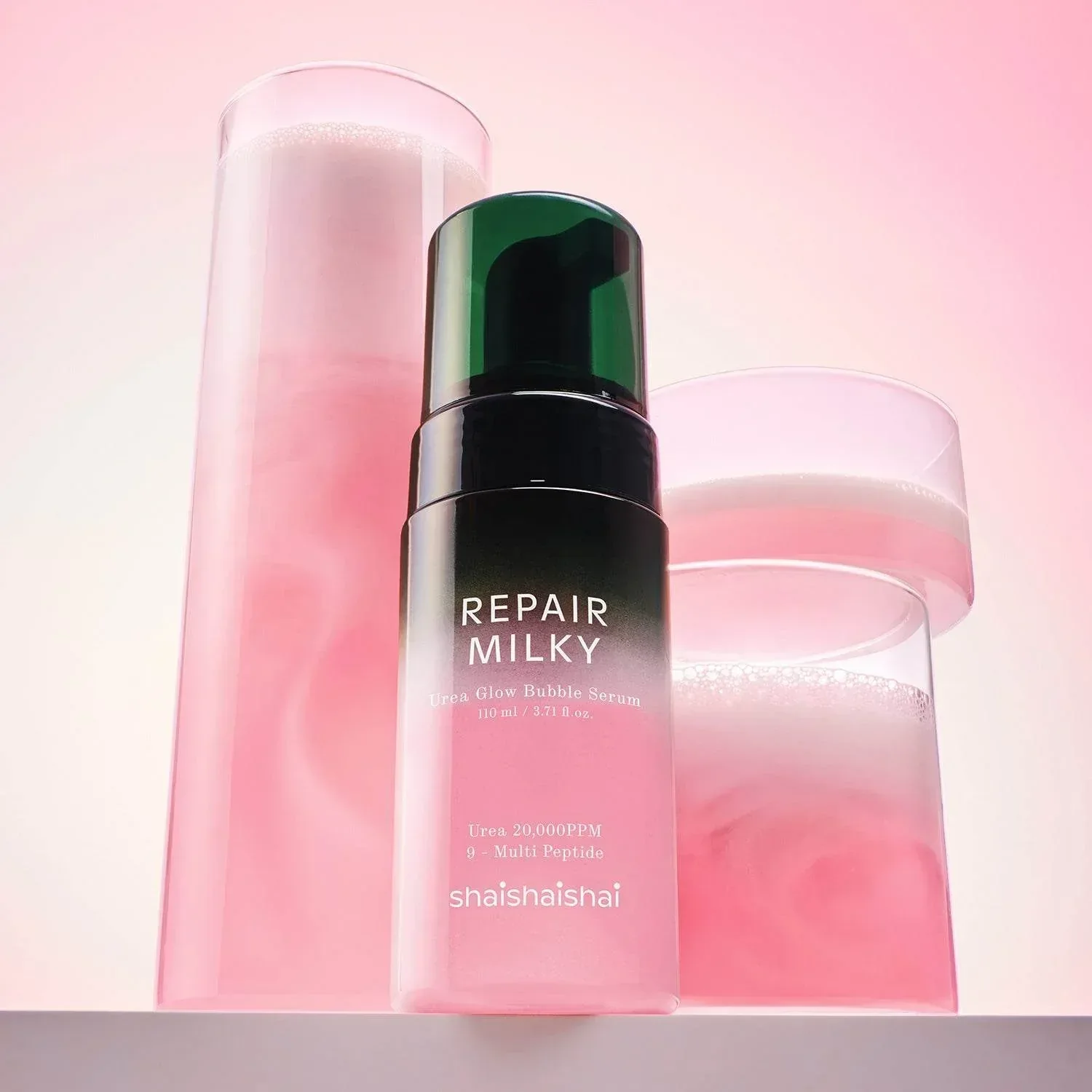 Shaishaishai - Repair Milky Urea Glow Bubble Serum 110ml - Image 2