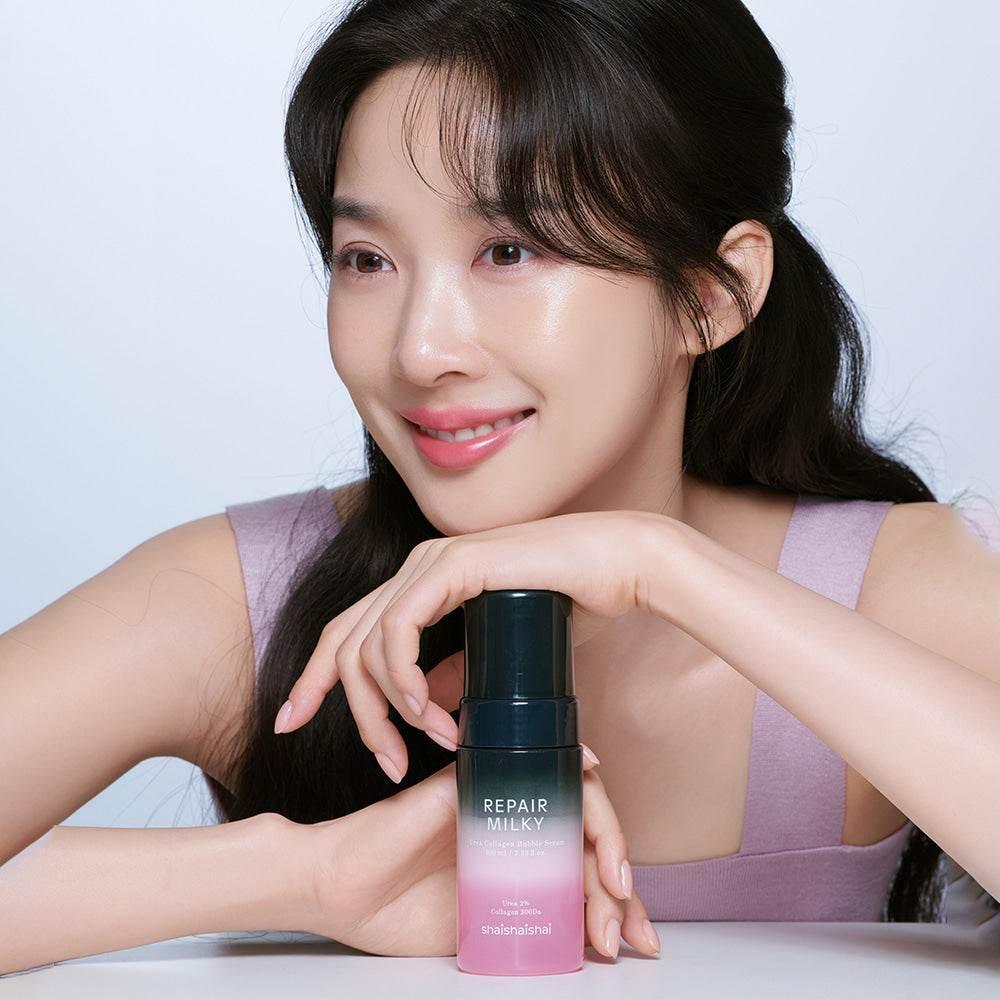 Shaishaishai - Repair Milky Urea Glow Bubble Serum 110ml - Image 3