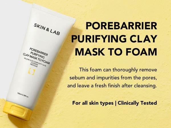 Skin&Lab - Porebarrier Puryfing Clay Mask to Foam 100ml - Image 3