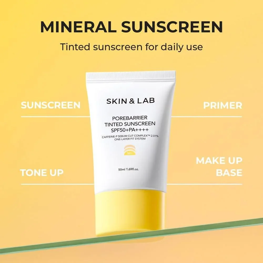 Skin&Lab - Porebarrier Tinted Sunscreen SPF50+ PA++++ 50ml - Image 3