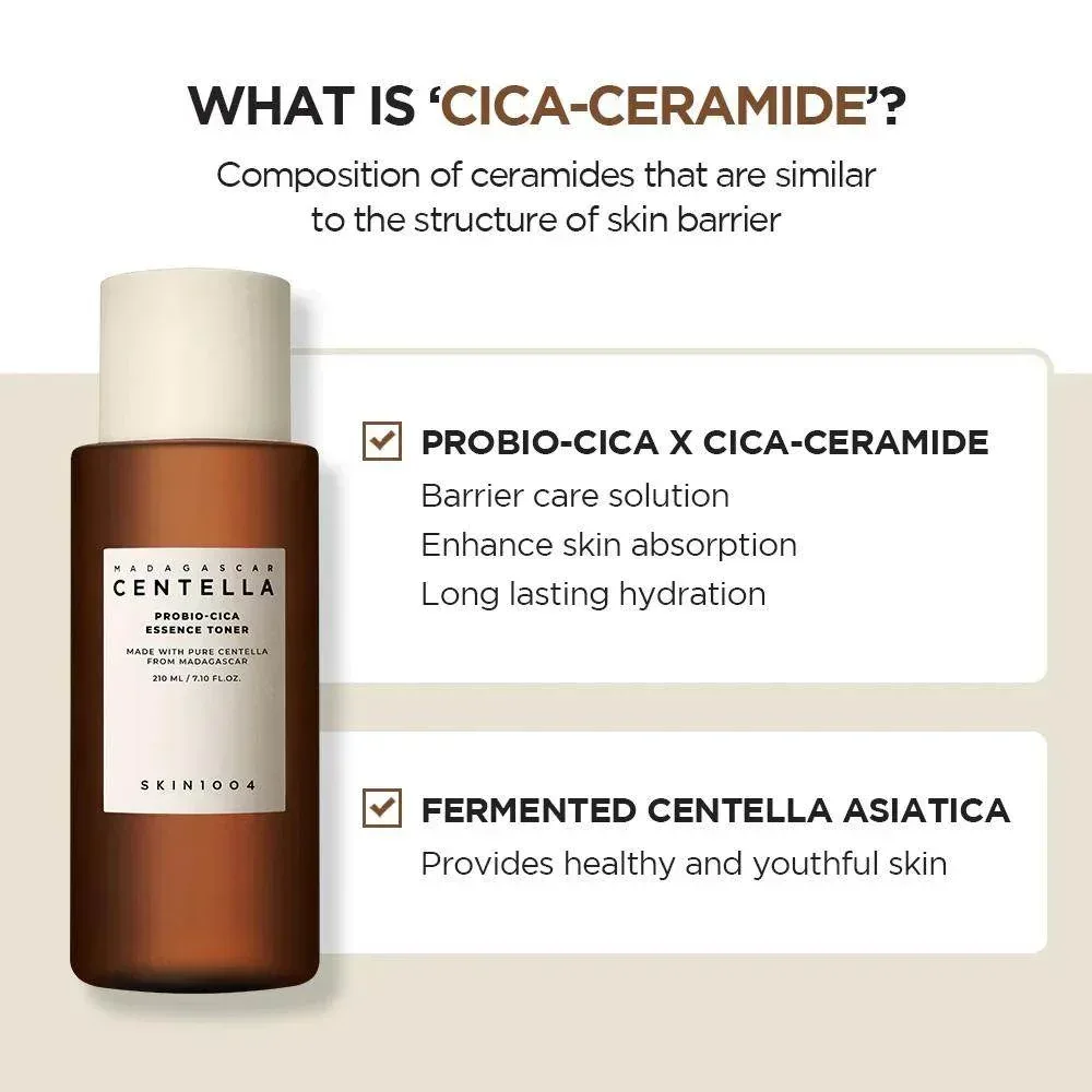Skin1004 - Madagascar Centella Probio-Cica Essence Toner 210ml - Image 4