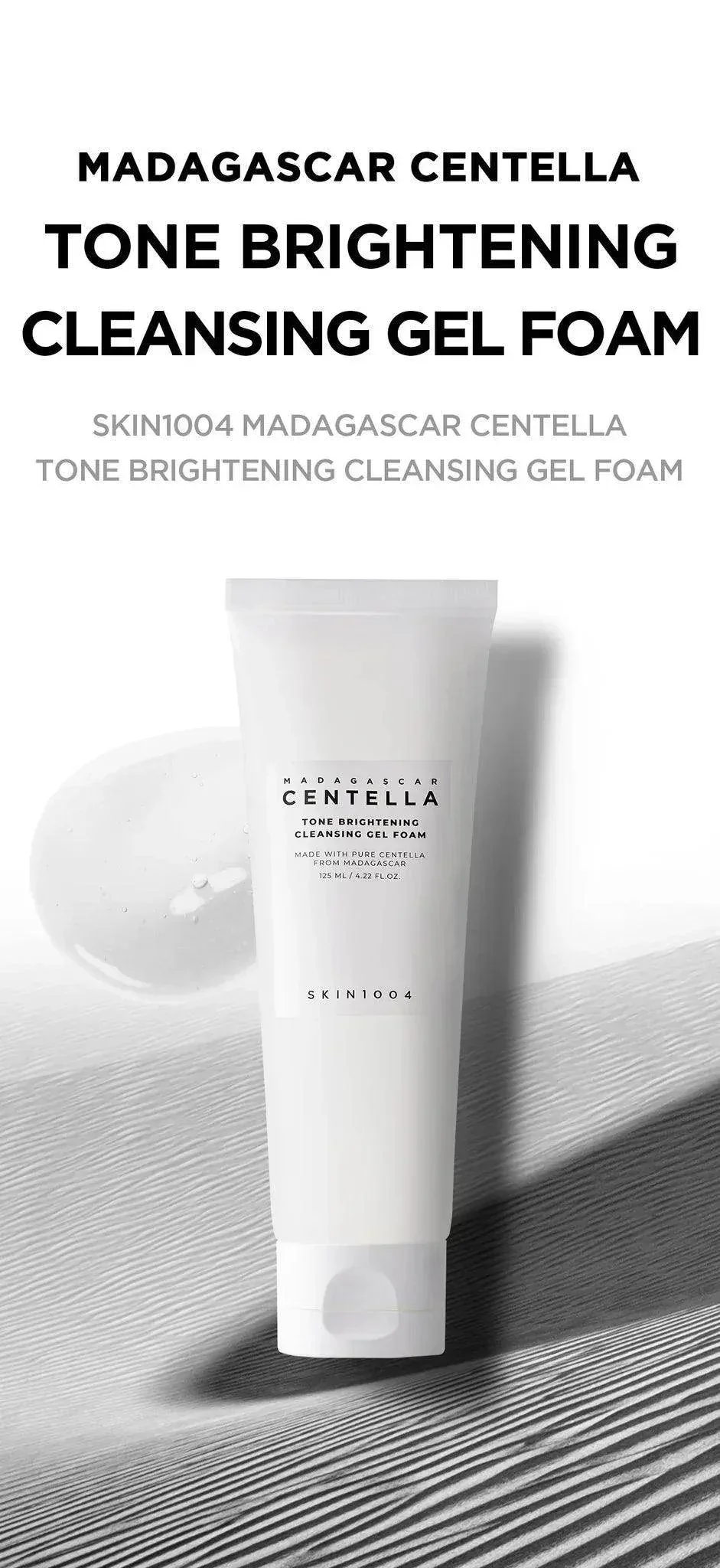 SKIN1004 - Tone Brightening Cleansing Gel Foam 125ml - Image 3