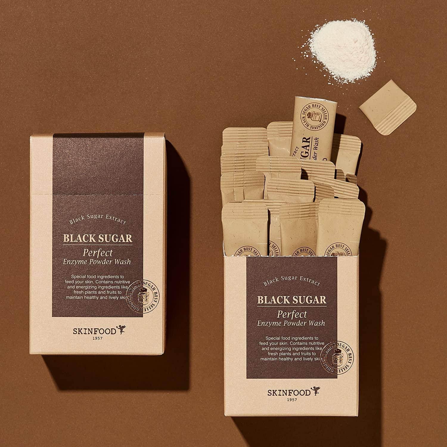 Skinfood Black Sugar Perfect Enzyme Powder Wash 30p - Image 3