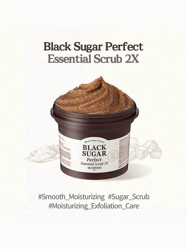 Skinfood Black Sugar Perfect Essential Scrub 2x 210g - Image 2