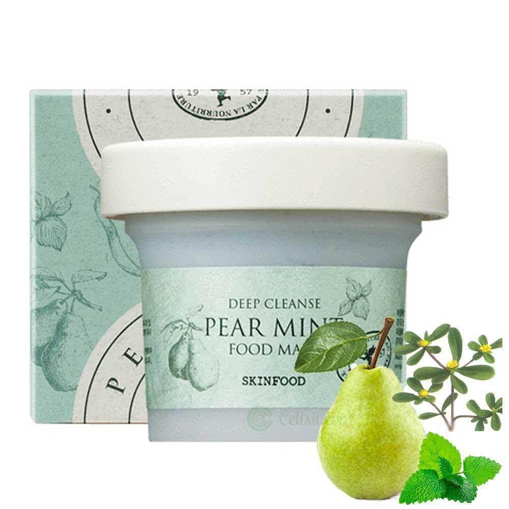 Skinfood Deep Cleanse Pear Mint Food Mask 120g - Image 4