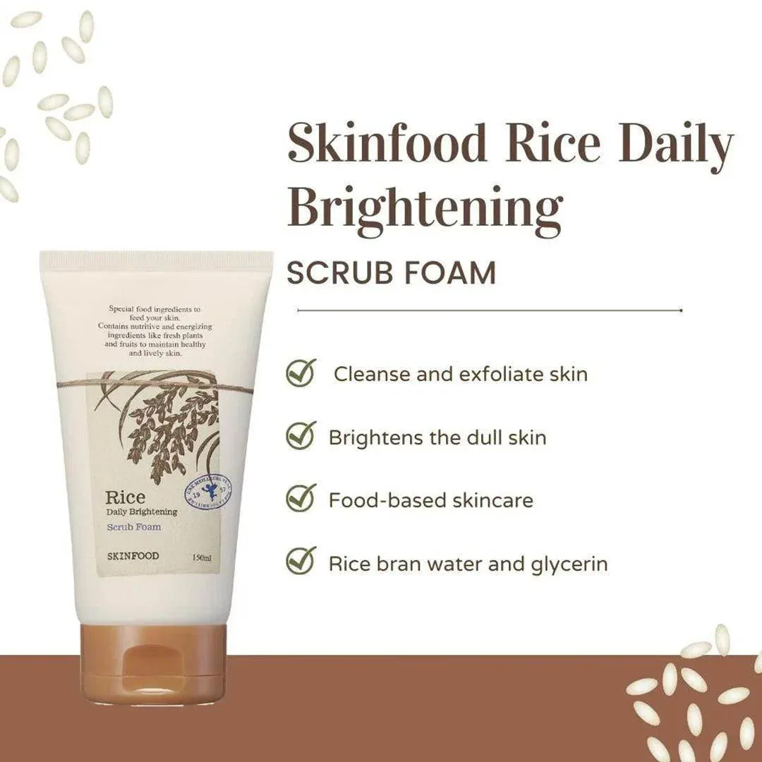 Skinfood Rice Scrub Foam 150ml - Image 3