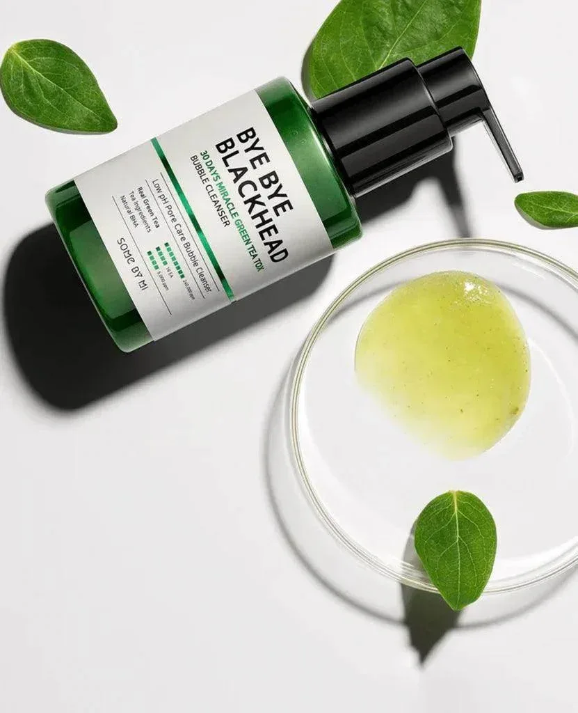 SomeByMi Bye Bye Blackhead 30 Days Miracle Green Tea Tox Bubble Cleanser 120g - Image 3