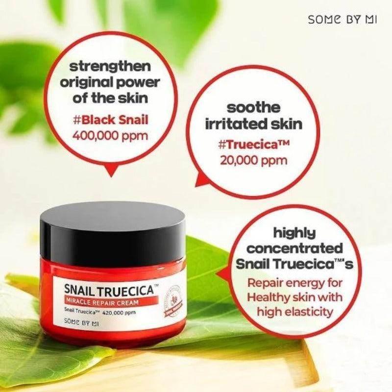 SomeByMi Snail Truecica Miracle Repair Cream 60g - Image 4