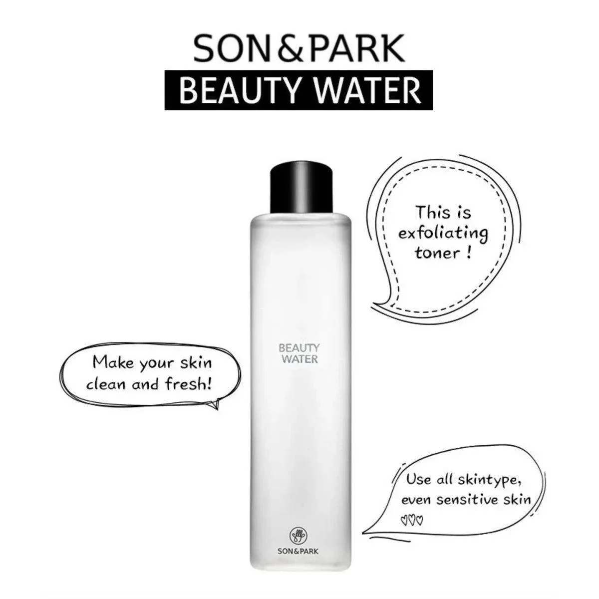 Son&Park Beauty Water Toner - 340 ml - Image 2