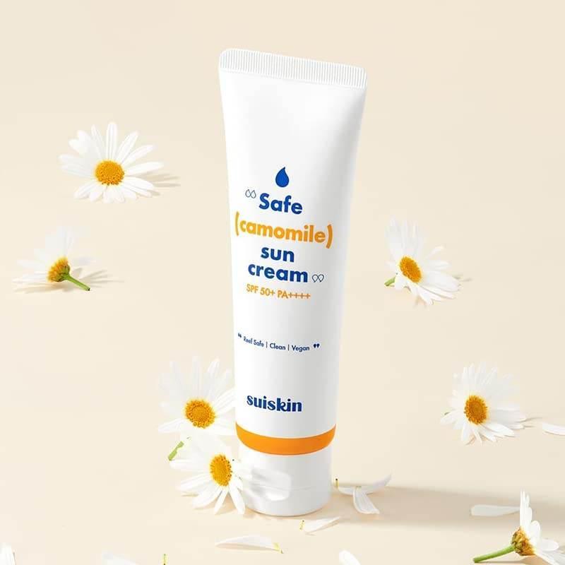 Suiskin - Safe Camomile Sun Cream SPF50+ PA++++ 50ml - Image 2