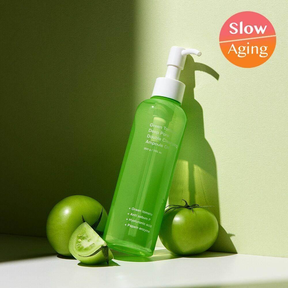 Sungboon Editor - Green Tomato Deep Pore Double Cleansing Ampoule Oil 200ml - Image 2