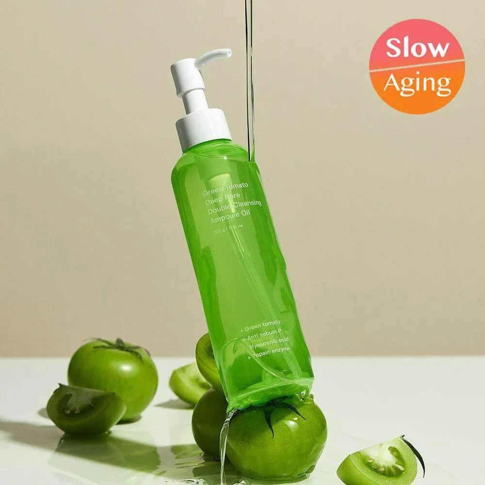 Sungboon Editor - Green Tomato Deep Pore Double Cleansing Ampoule Oil 200ml - Image 3