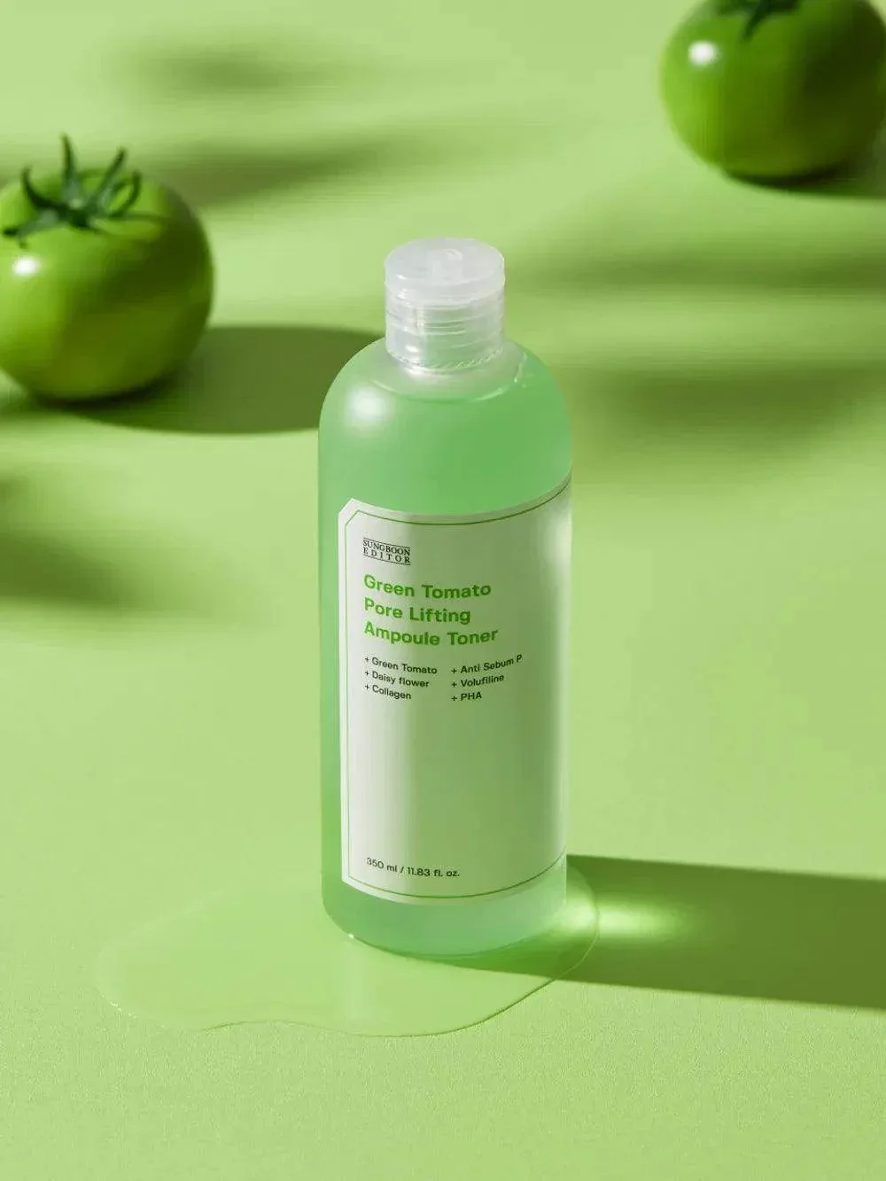 Sungboon Editor - Green Tomato Pore Lifting Ampoule Toner 350ml - Image 2