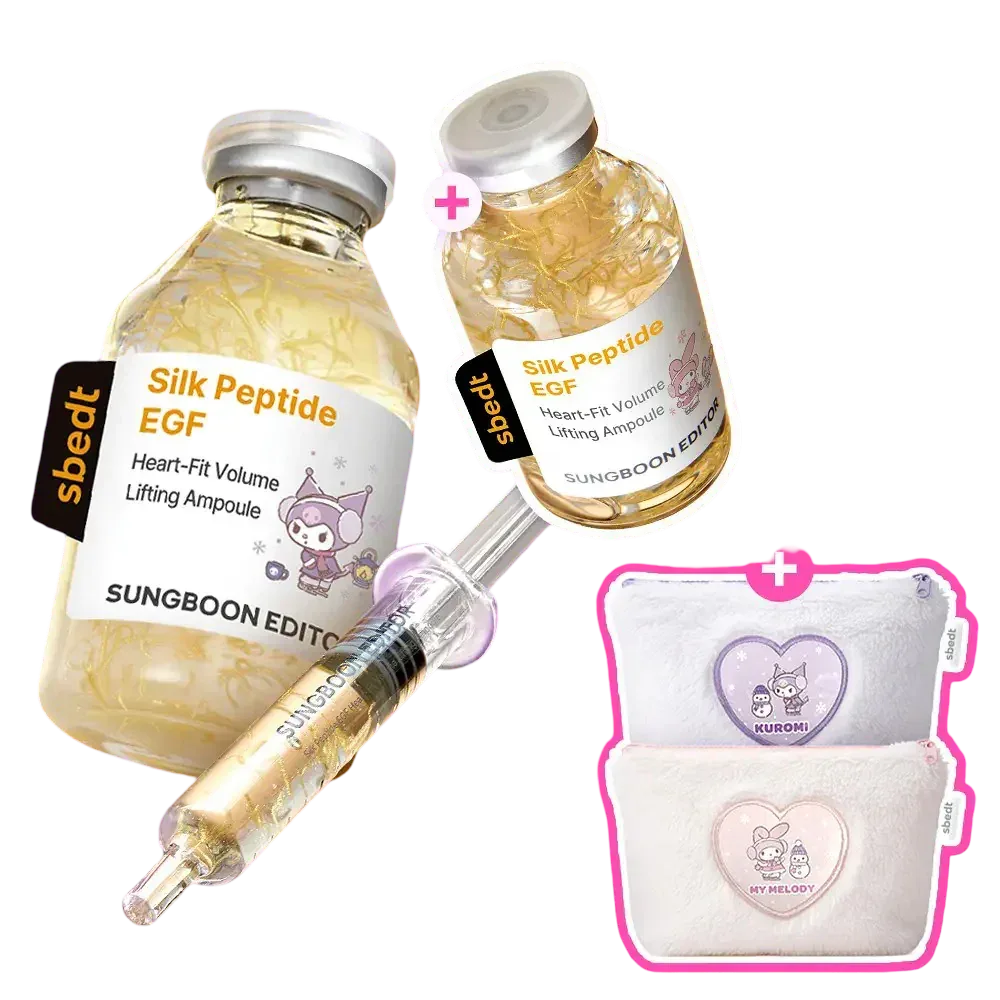 Sungboon Editor - Silk Peptide EGF Lifting Ampoule 40ml x 2 (Sanrio Ver) - Image 2