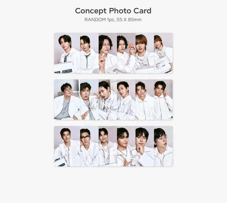 SUPER JUNIOR - [2025 SM ARTIST SEASON'S GREETINGS MD] Random Trading Cards SET (B Ver.) - Image 3