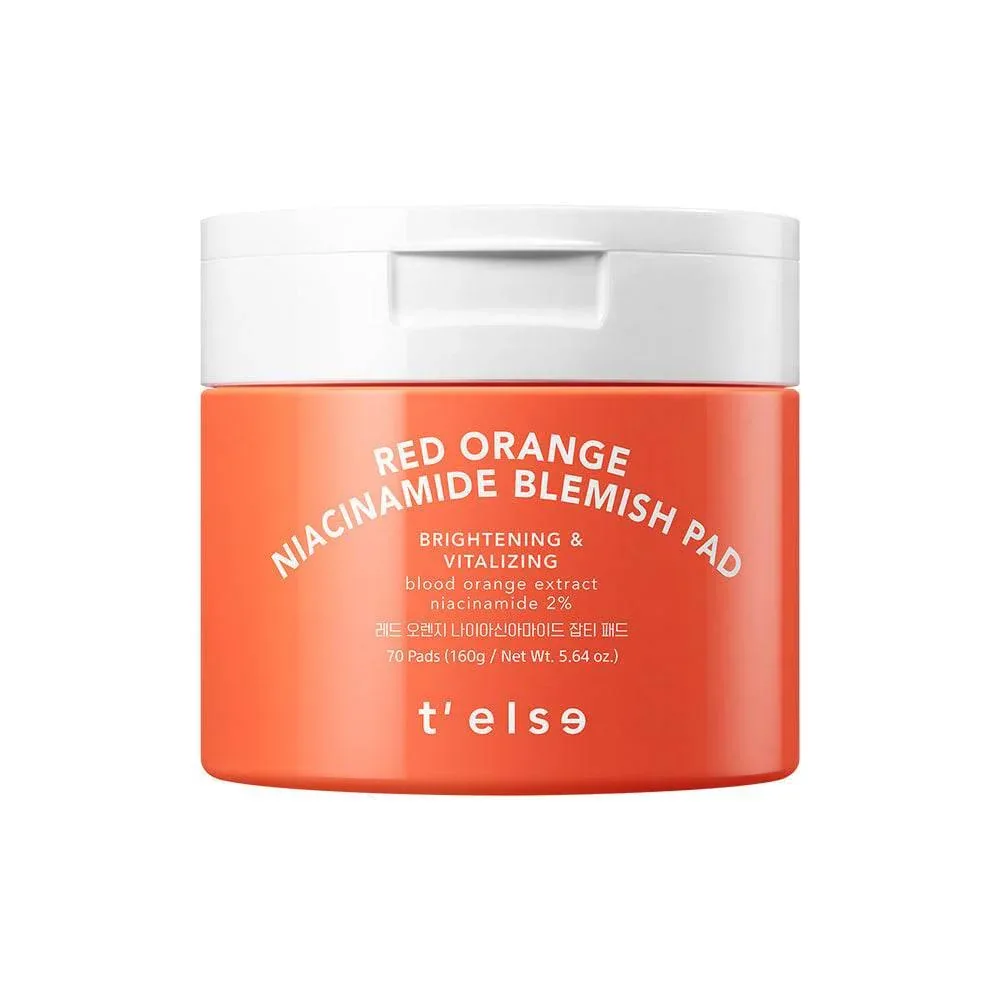 t'else - Red Orange Niacinamide Blemish Pad 70ea