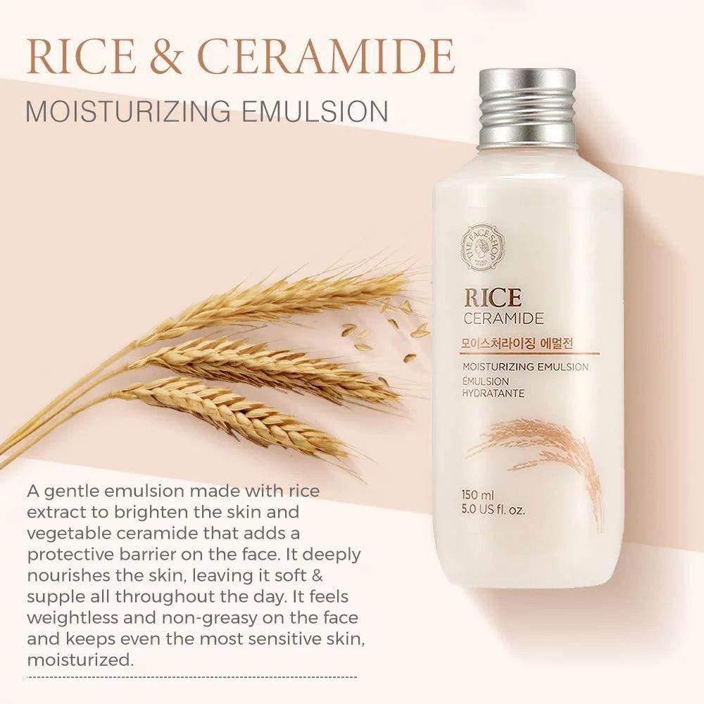 The Face Shop Rice Ceramide Moisture Emulsion 150ml - Image 3