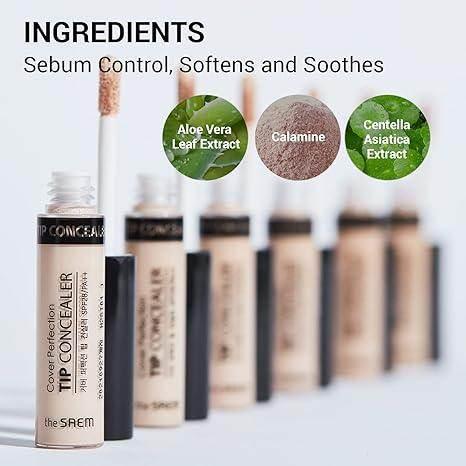 The Saem Cover Perfection Tip Concealer - 9 Colors - Image 3