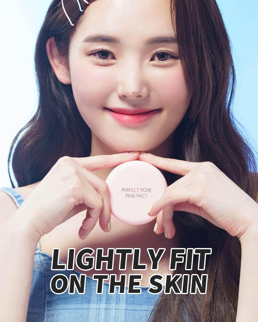 The Saem - Perfect Pore Pink Pact 11g - Image 3