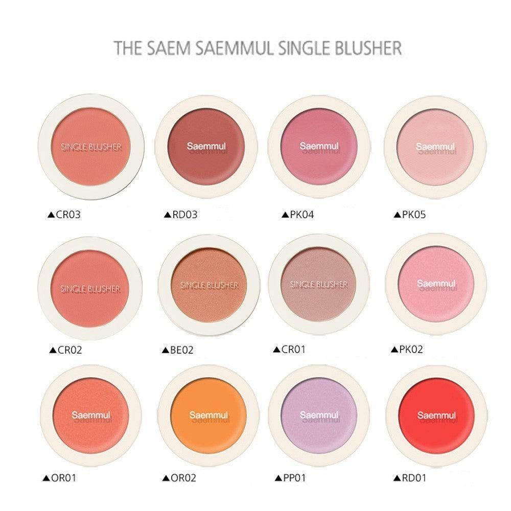 The Saem Saemmul Single Blusher - 23 Colors - Image 3