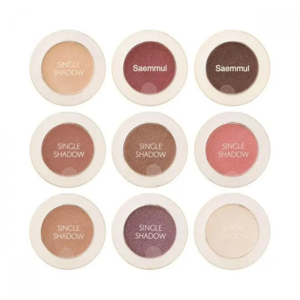 The Saem - Single Shadow Shimmer - 5 Colors