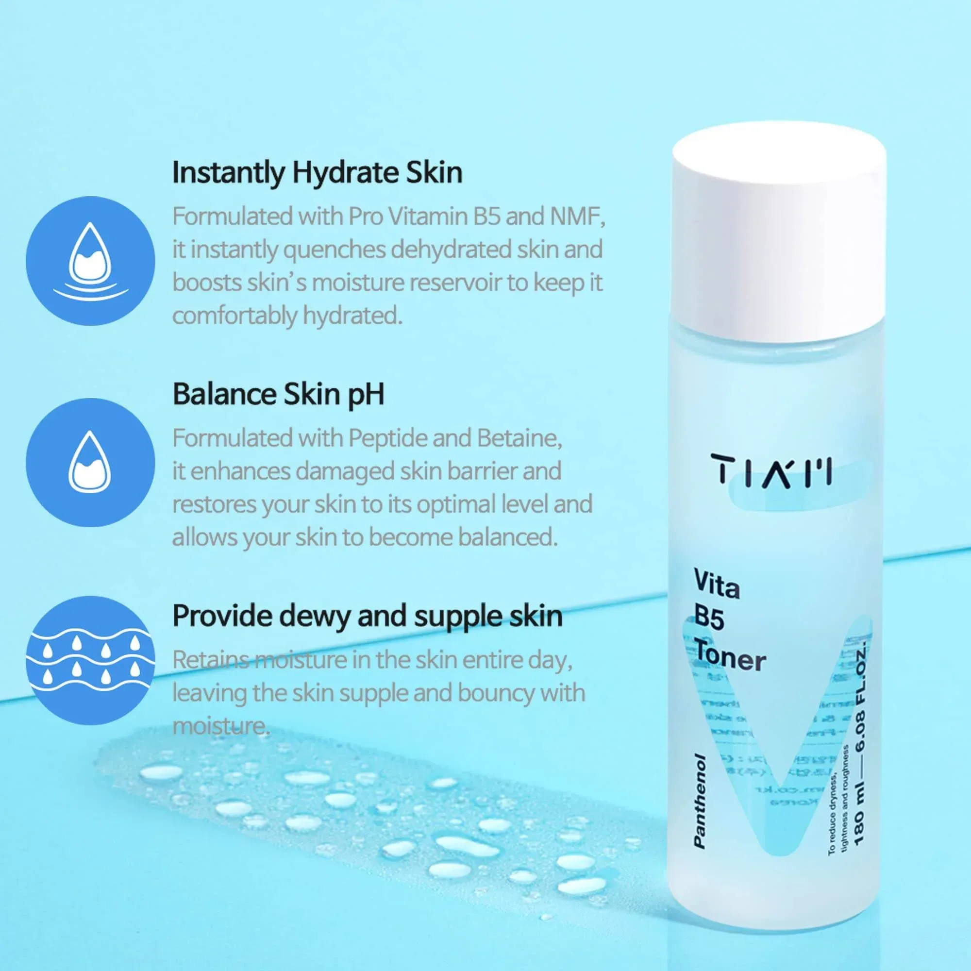 Tiam - Vita B5 Toner 180ml - Image 2