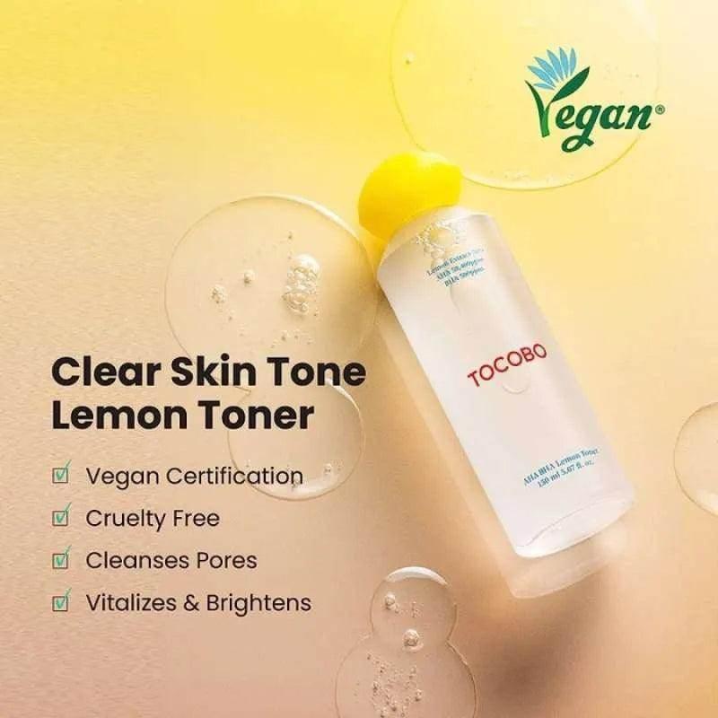 TOCOBO - AHA BHA Lemon Toner 150ml - Image 2