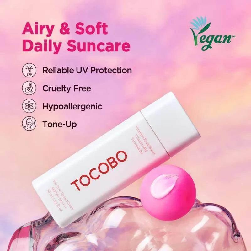 TOCOBO - Vita Tone Up Sun Cream SPF+ PA++++ 50ml - Image 4