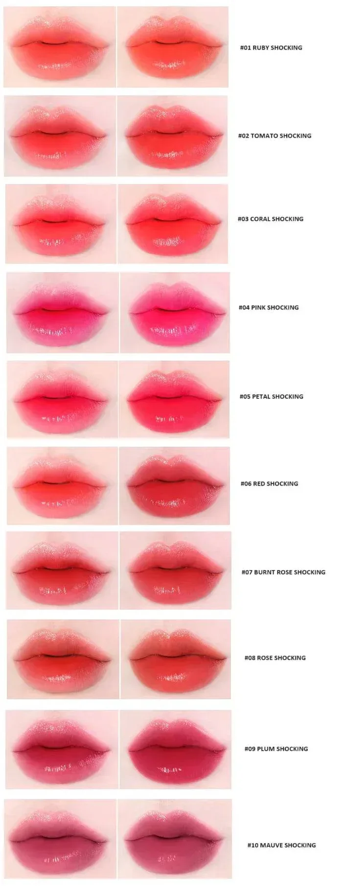 Tonymoly Shocking Perfect Lip Tint - 8 Colors - Image 3