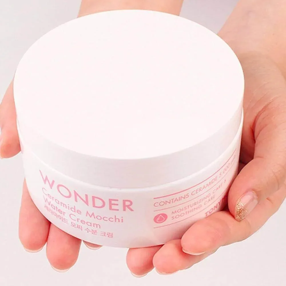 Tonymoly Wonder Ceramide Mocchie Water Cream 300ml - Image 2