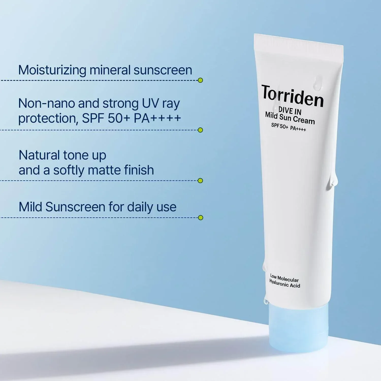 Torriden - Dive in Soothing Sun Cream SPF50+ PA++++ - Image 3