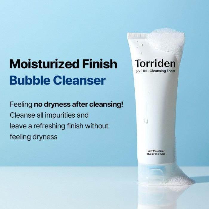 Torriden Low Molecular Hyaluronic Acid Cleansing Foam 150ml - Image 3
