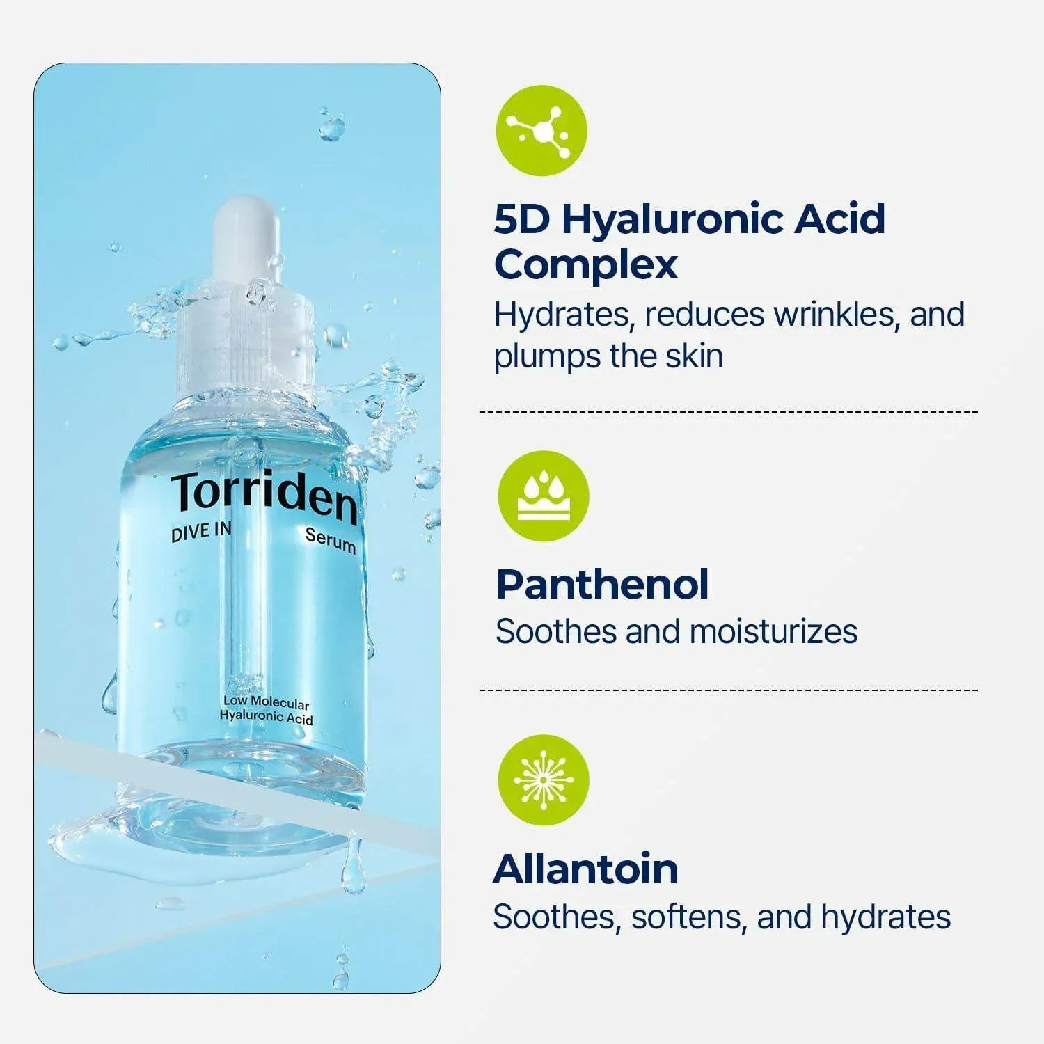 Torriden Low Molecular Hyaluronic Acid Serum 50ml - Image 4