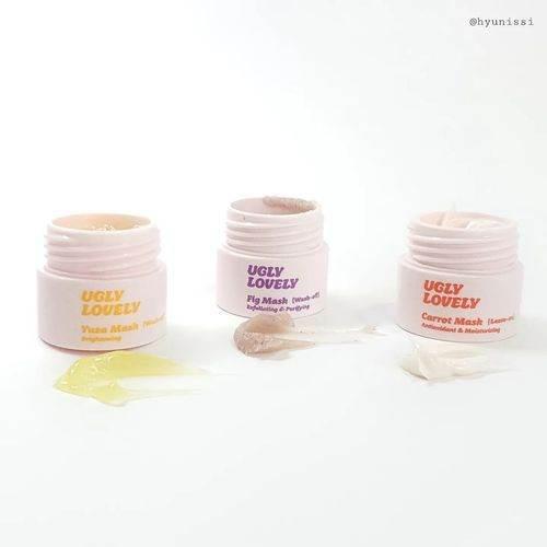 Ugly Lovely - Carrot/Yuja/Fig Mask 30ml each Set - Image 2