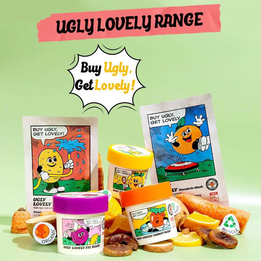 Ugly Lovely - Carrot/Yuja/Fig Mask 30ml each Set - Image 4