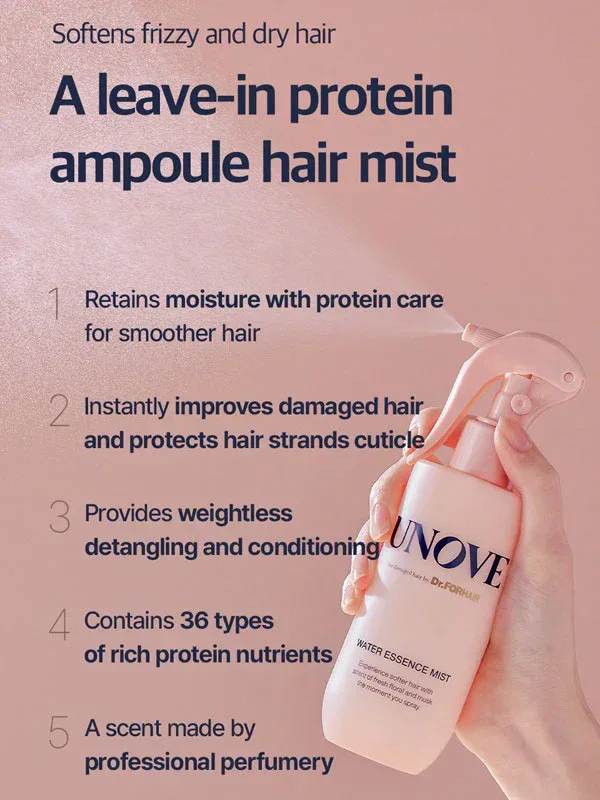 Unove - Water Essence Hair Mist 200ml - Image 3