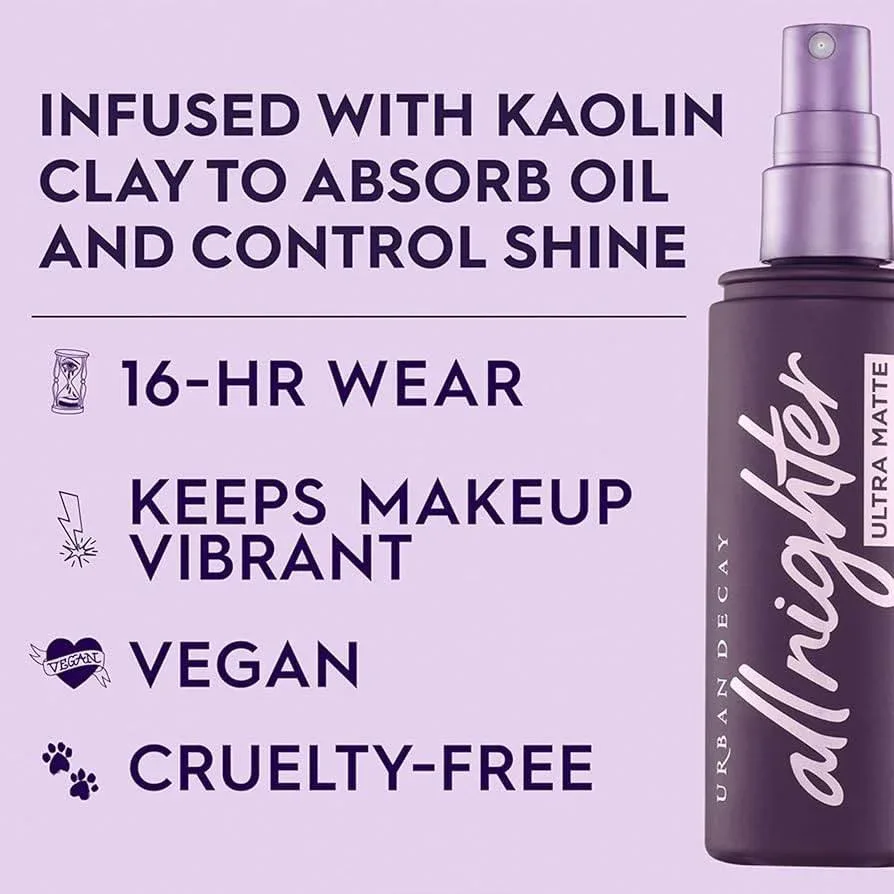 Urban Decay - All Nighter Setting Spray Ultra Matte 118ml - Image 3