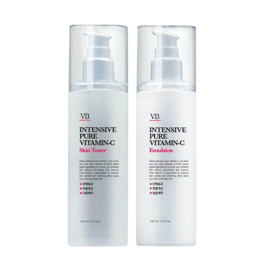 VB - Intensive Pure Vitamin C Skin Toner 140ml + Emulsion 140ml Set