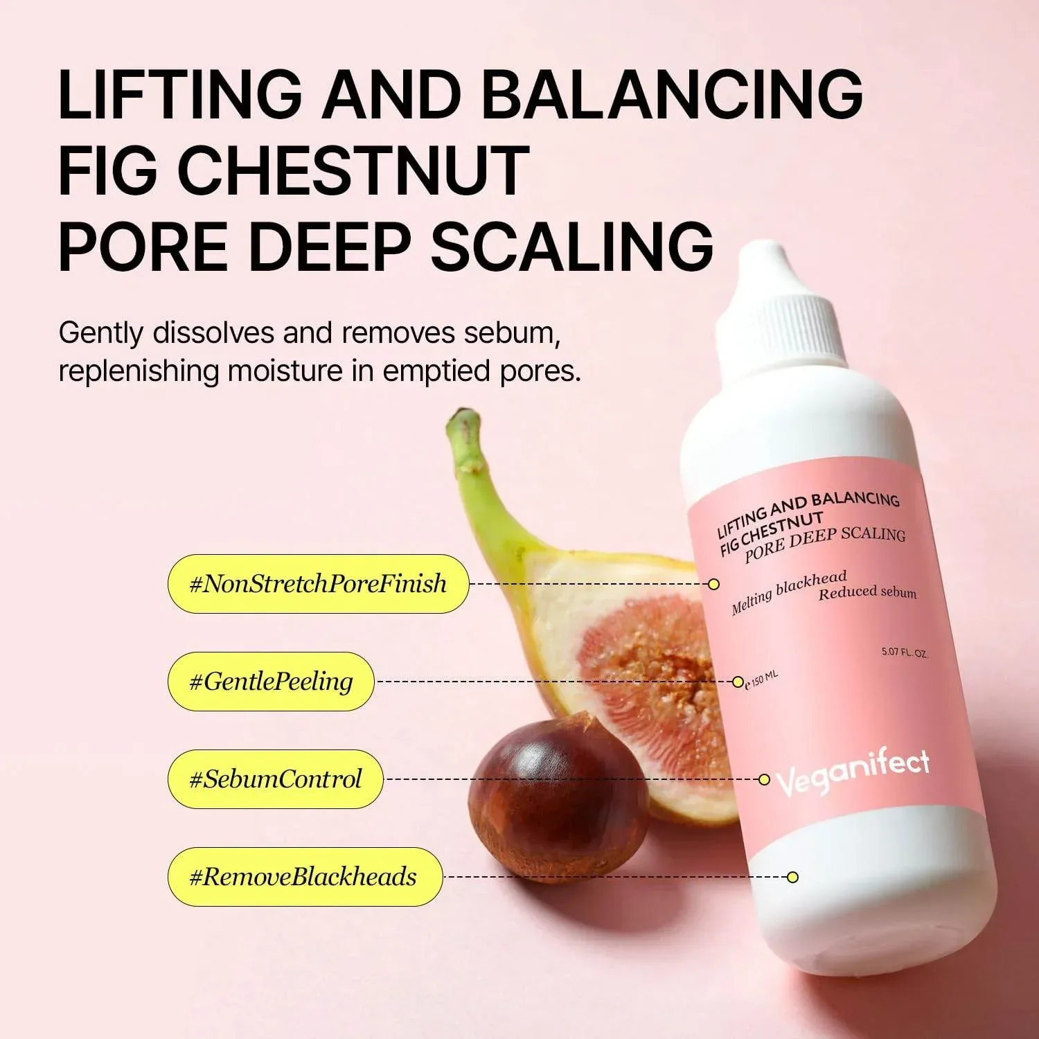 Veganifect - Lifting and Balancing Fig Chestnut Pore Deep Scaling 150ml - Image 2